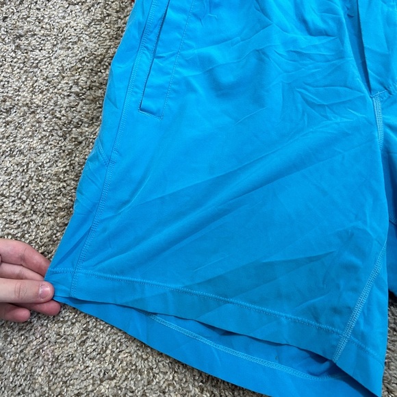 Birddogs Blue Black Athletic Gym Shorts Spandex Men's Drawstring Navy Lined Sz M - Picture 7 of 10